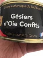 Gesiers d'oies confits