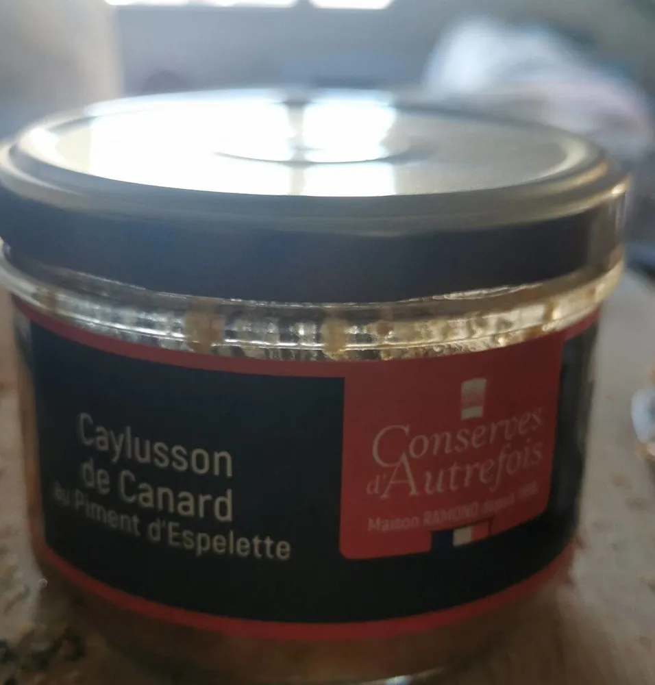 Caylusson de canard au piment d'espelette