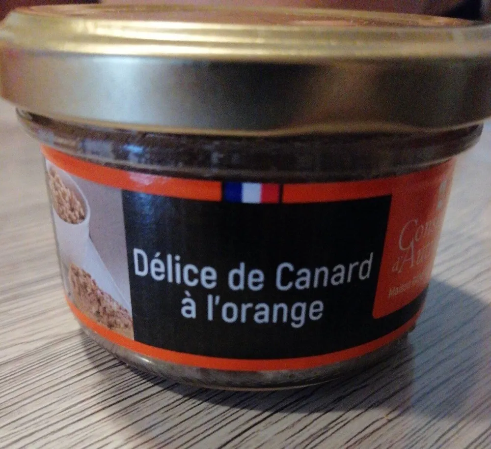 Délice de canard à l'orange