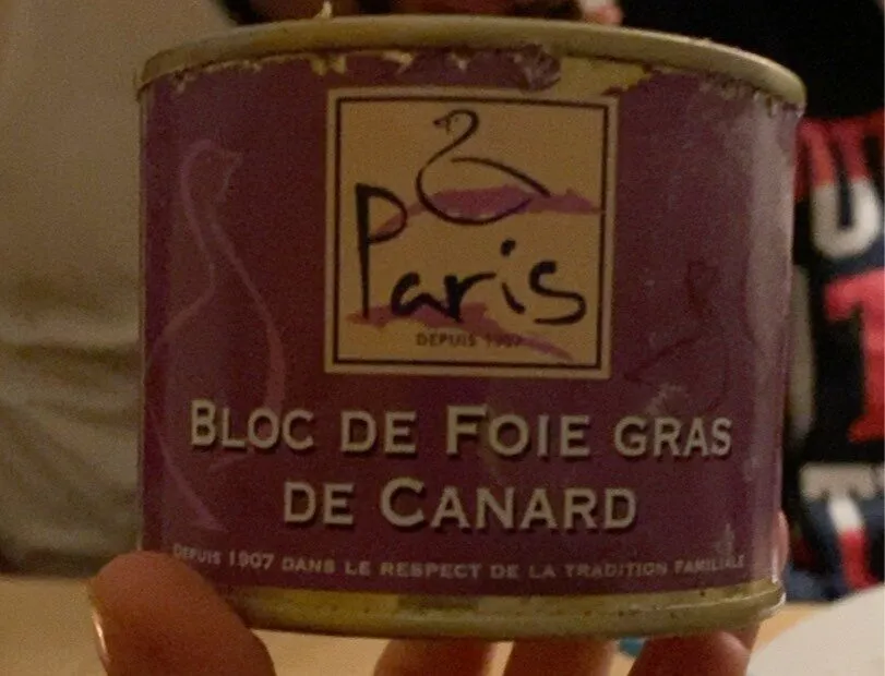 Bloc de fois gras de canard