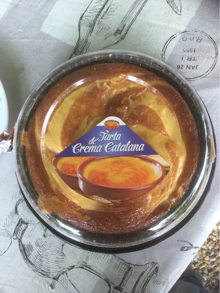 Tarta de crema catalana