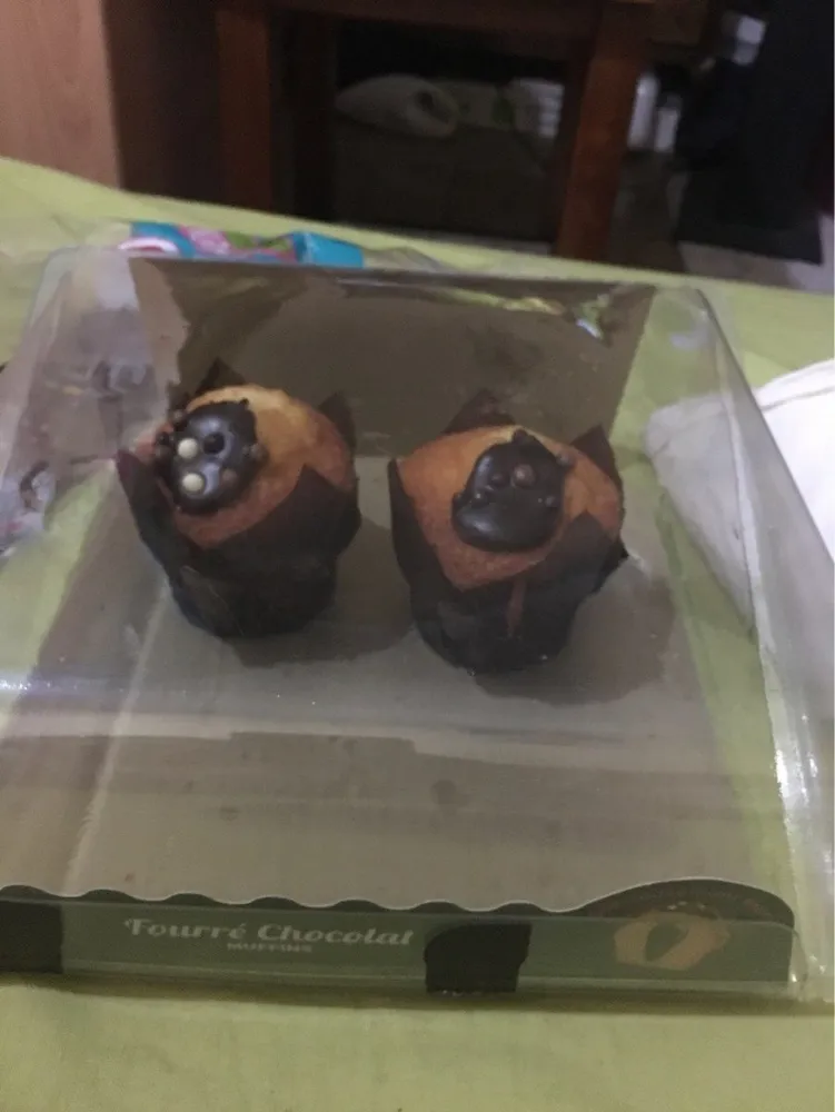 Fourré chocolat muffins