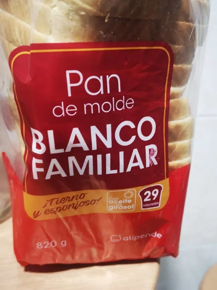 Pan blanco familiar