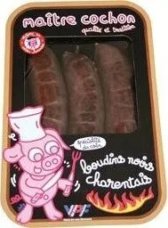 Maitre cochon, Boudin noir , la barquette de 360 gr