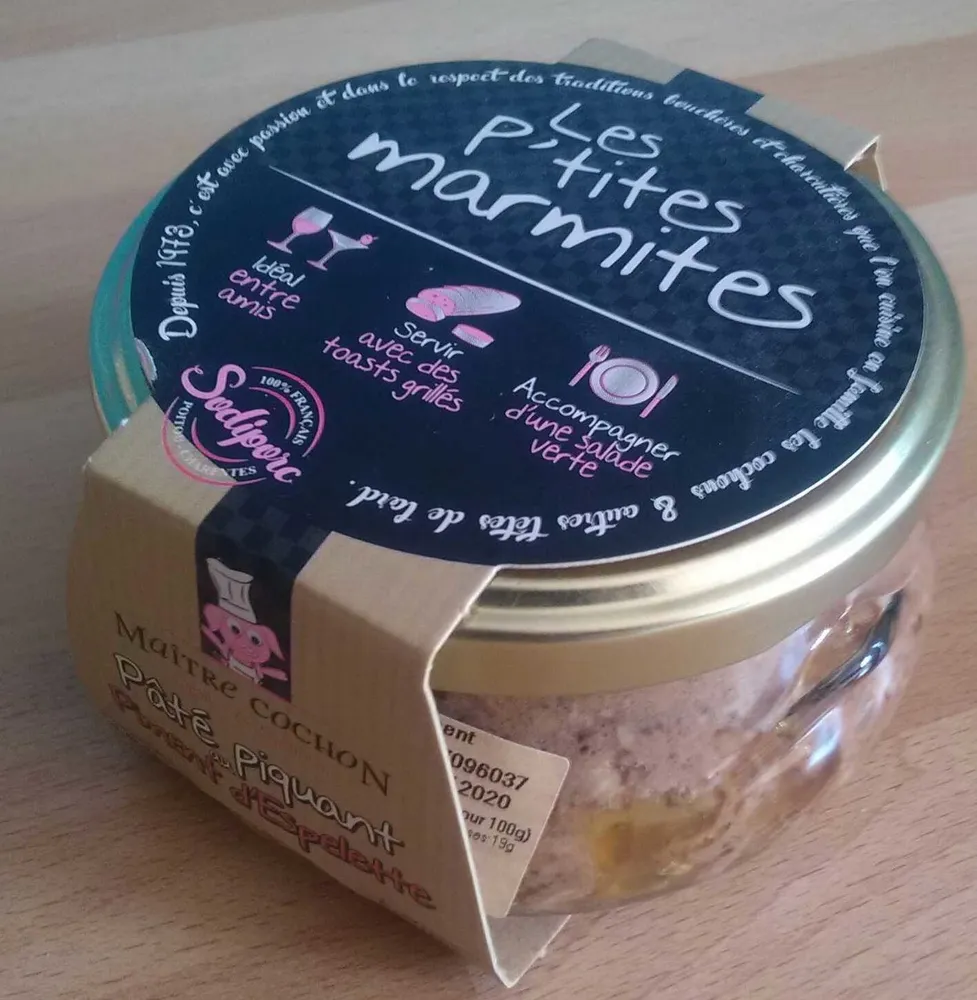 Pâté piquant au piment d'Espelette