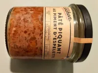 Pâté piquant au piment d'espelette