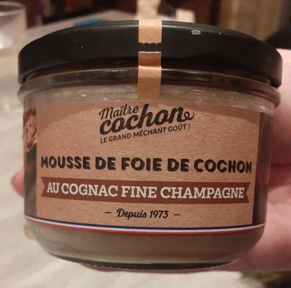 MIUSSE DE FOIE DE COCHON AU COGNAC FINE CHAMPAGNE