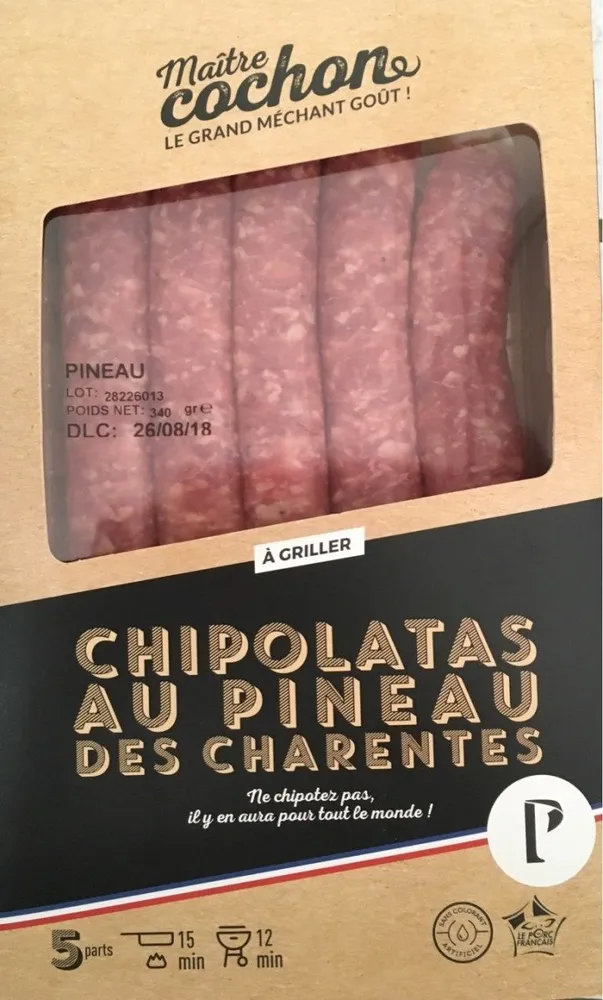 Chipolatas au Pineau des Charentes