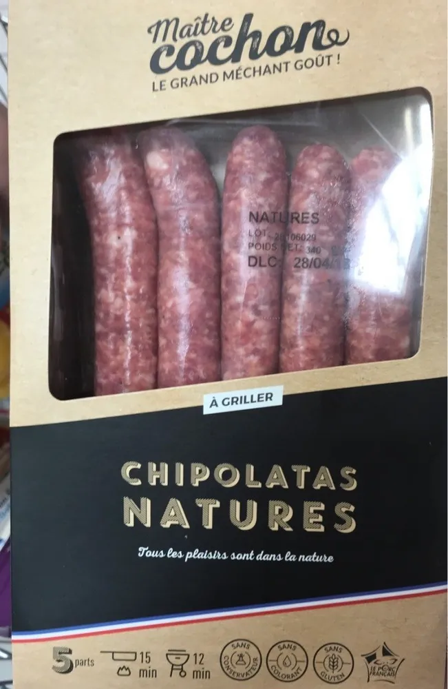 Chipolatas nature