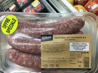 Saucisses de toulouse aux herbes