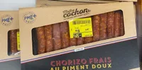 chorizo frais au piment doux