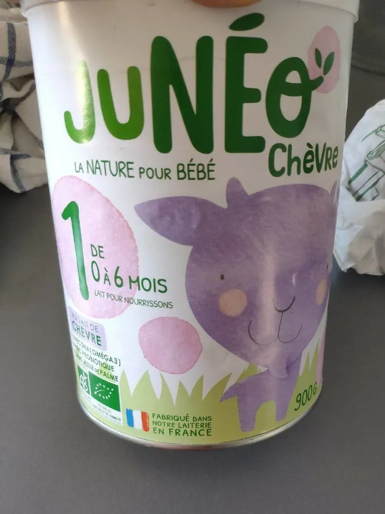 Juneo chèvre 1 lait 0 à 6 mous