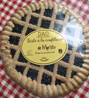 Tarte à la confiture de myrtille