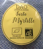 Tarte bio a la myrtille