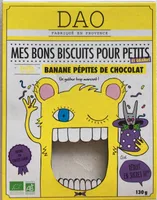 Mes bons biscuits pour les petits banane pepites de chocolat