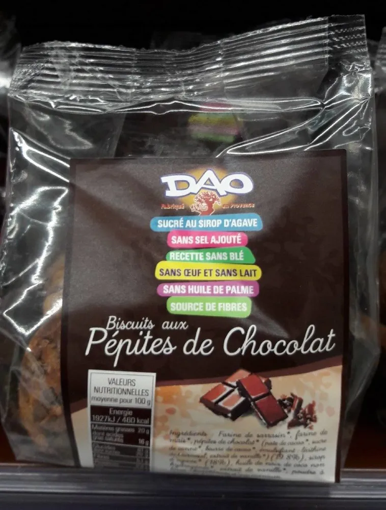 Biscuit Bio Pepites Choc SS Sel-oeufs-lait