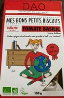 Mes bons petits biscuits tomate basilic