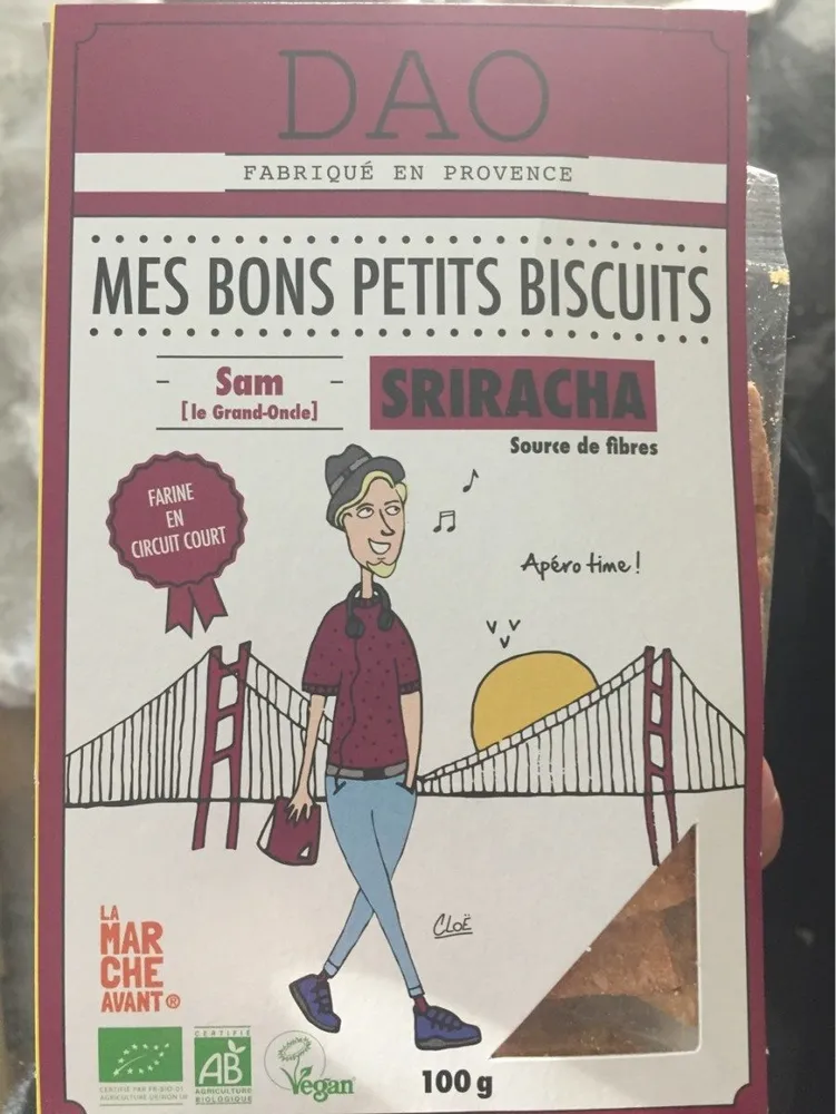 Mes bons petits biscuits sriracha