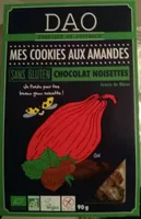 Mes cookies aux amandes chocolat noisettes