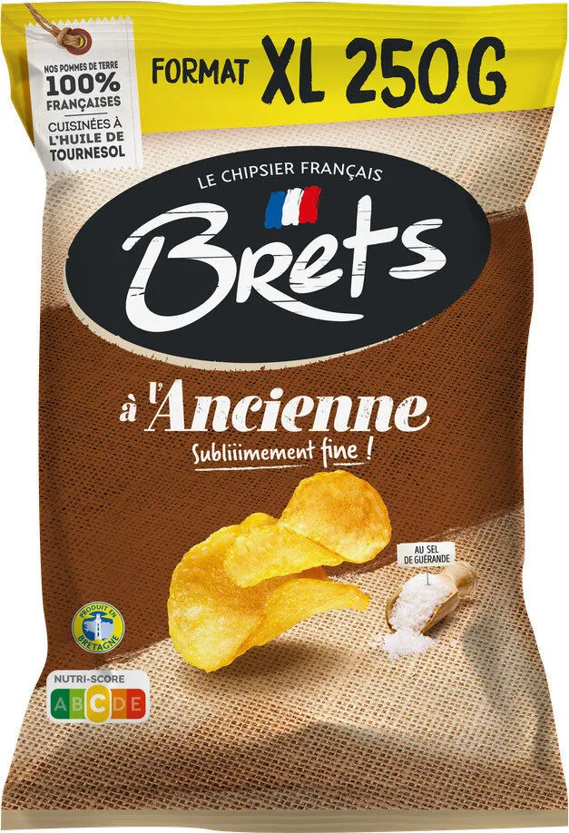 Chips nature à l'Ancienne au sel de Guérande