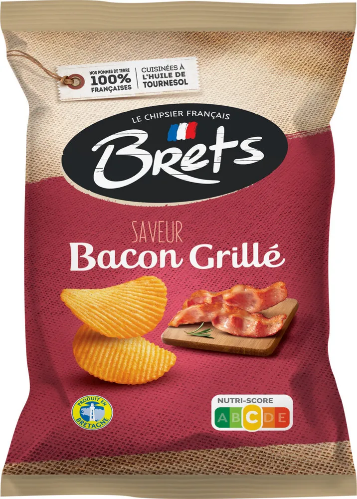 Chips saveur bacon grillé