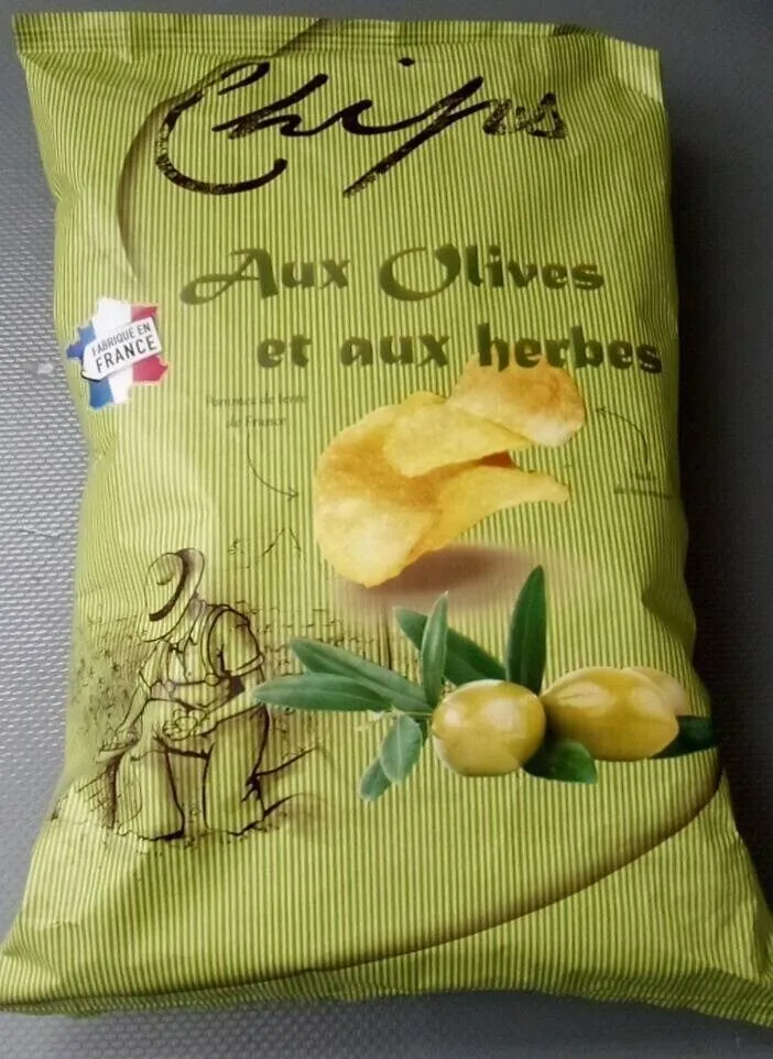 Chips aux olives et aux herbes