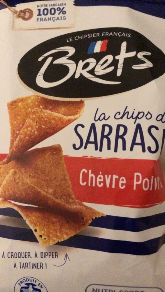 Chips de sarrasin chèvre poivron