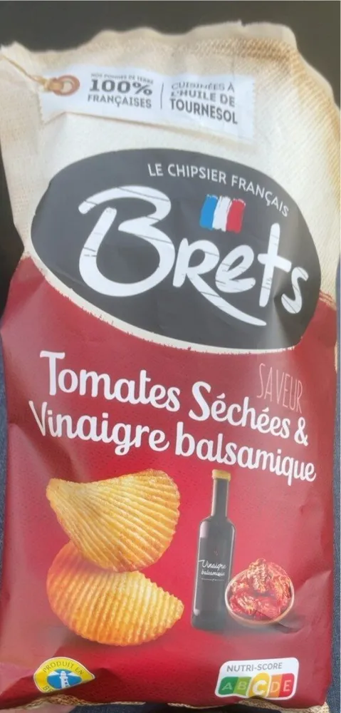 Chips tomate sechées et vinaigre balsamique