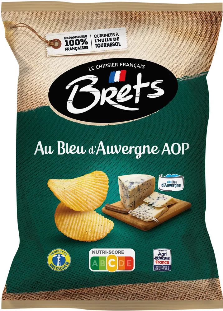 Chips saveur Bleu d'Auvergne AOP