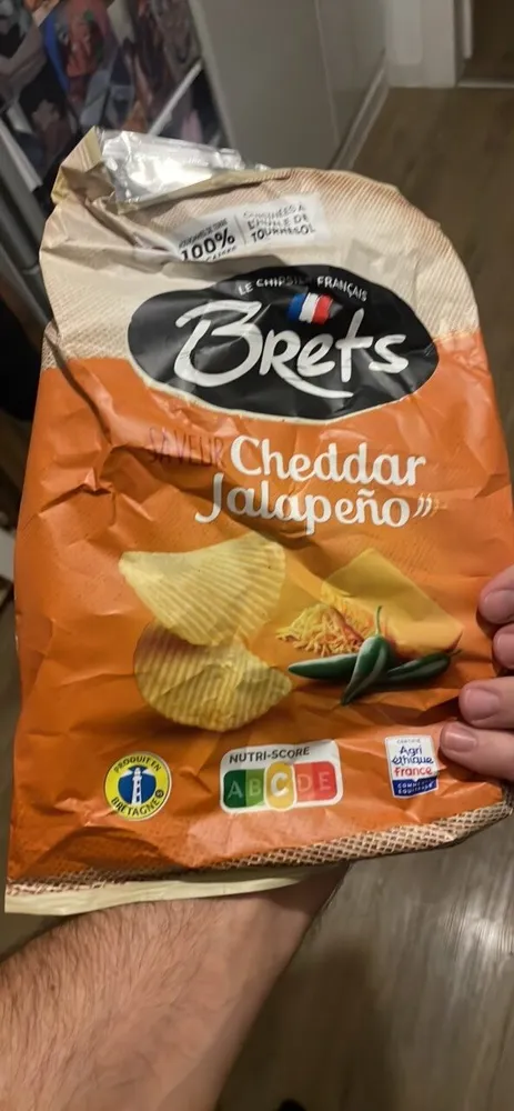 Chips saveur cheddar jalapeno