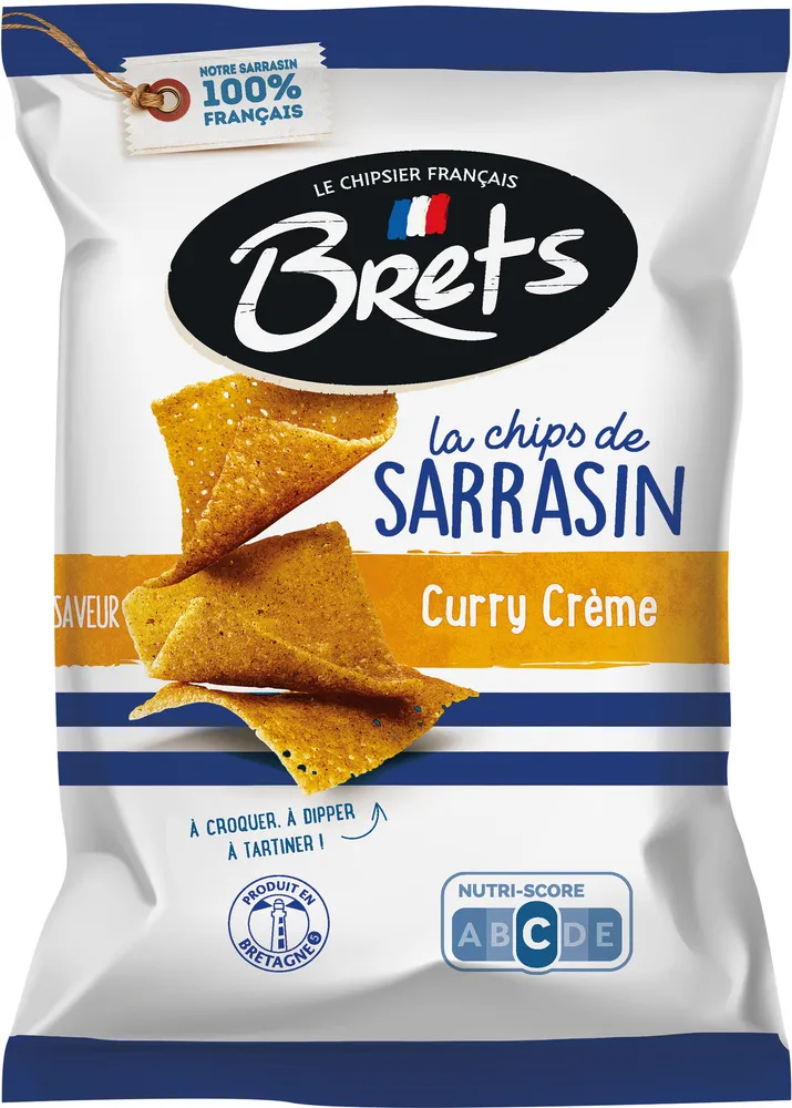 Chips de Sarrasin Curry Crème