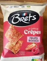 Chips de crêpes saveur fruits rouges