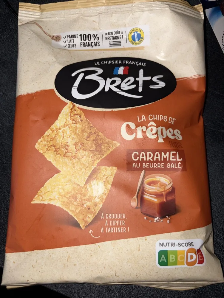 La chips de crêpes caramel au beurre salé
