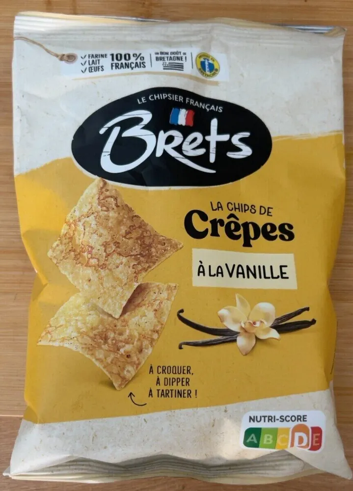 Brets - La Chips de crêpe - Goût vanille