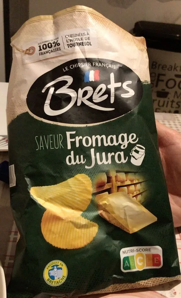 Chips saveur fromage du jura
