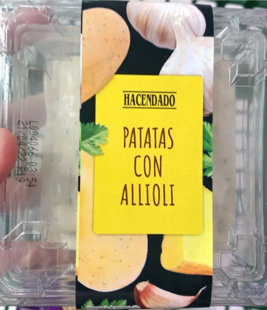 Patatas con allioli