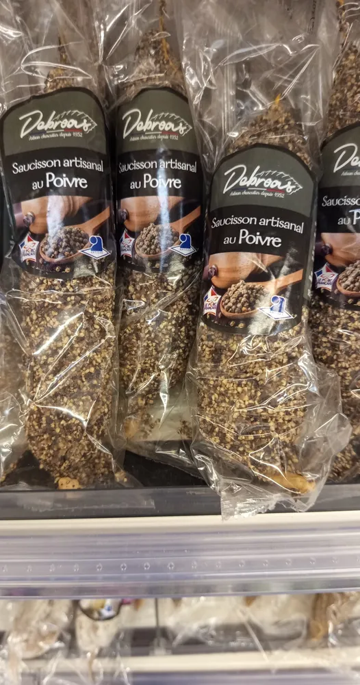 Saucisson artisanal au poivre