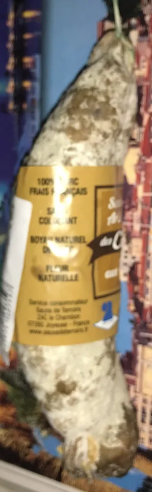 Saucisson artisanal aux noix