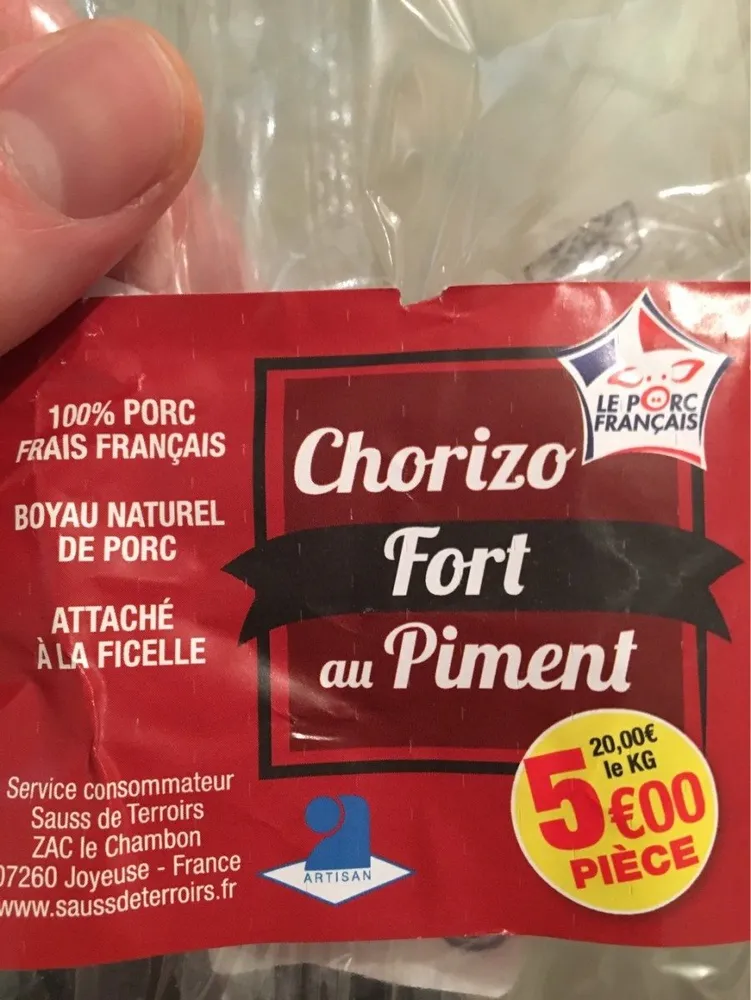 Chorizo Fort au piment
