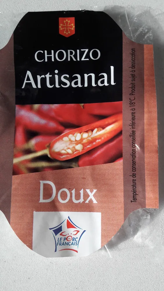 Chorizo artisanal doux
