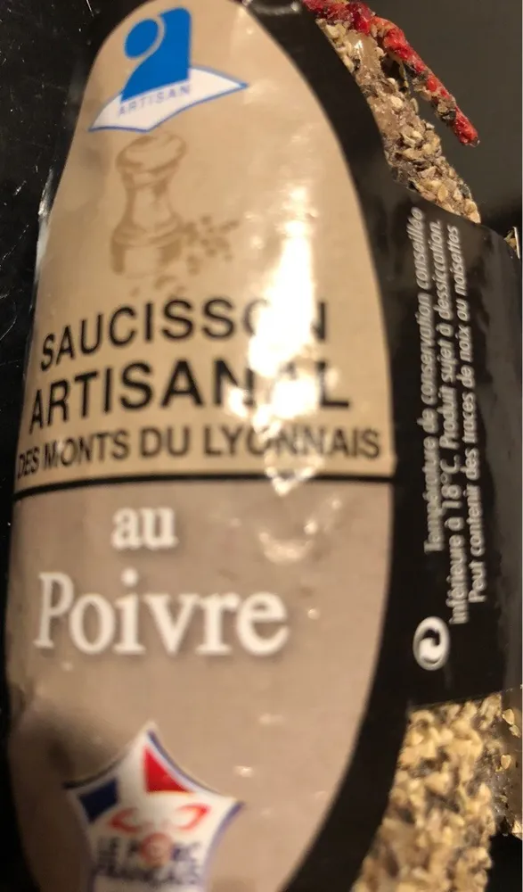 Saucisson Artisanal au poivre