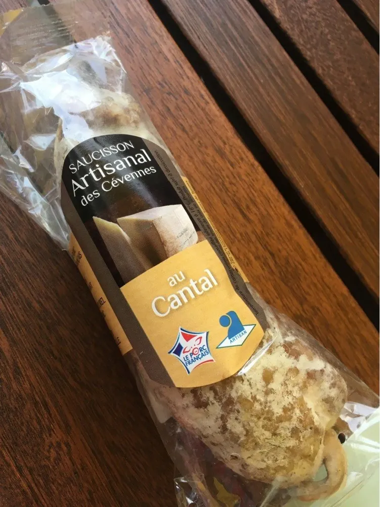Saucisson artisanal des Cévennes au Cantal