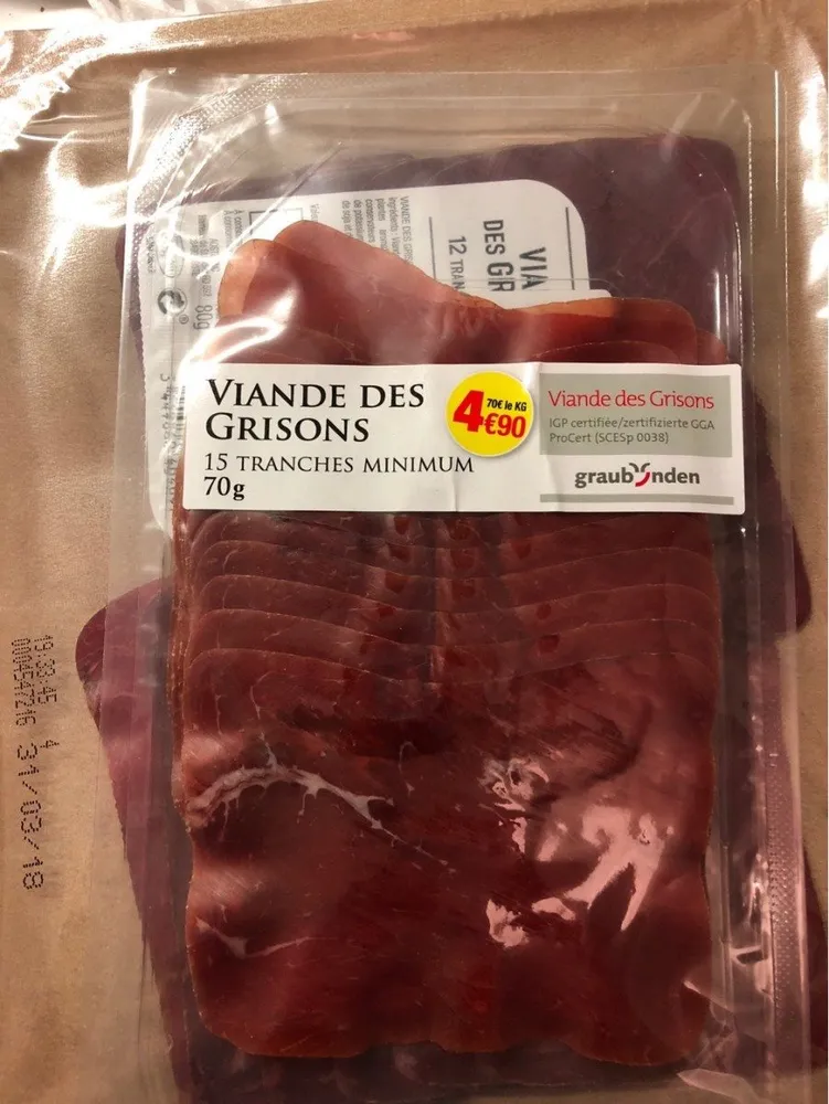 Viande des grisons