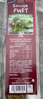 Saucisse Fuet aux herbes