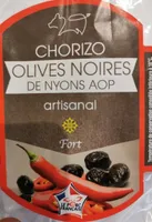 Chorizo olives noires de Nyons aop artisanal