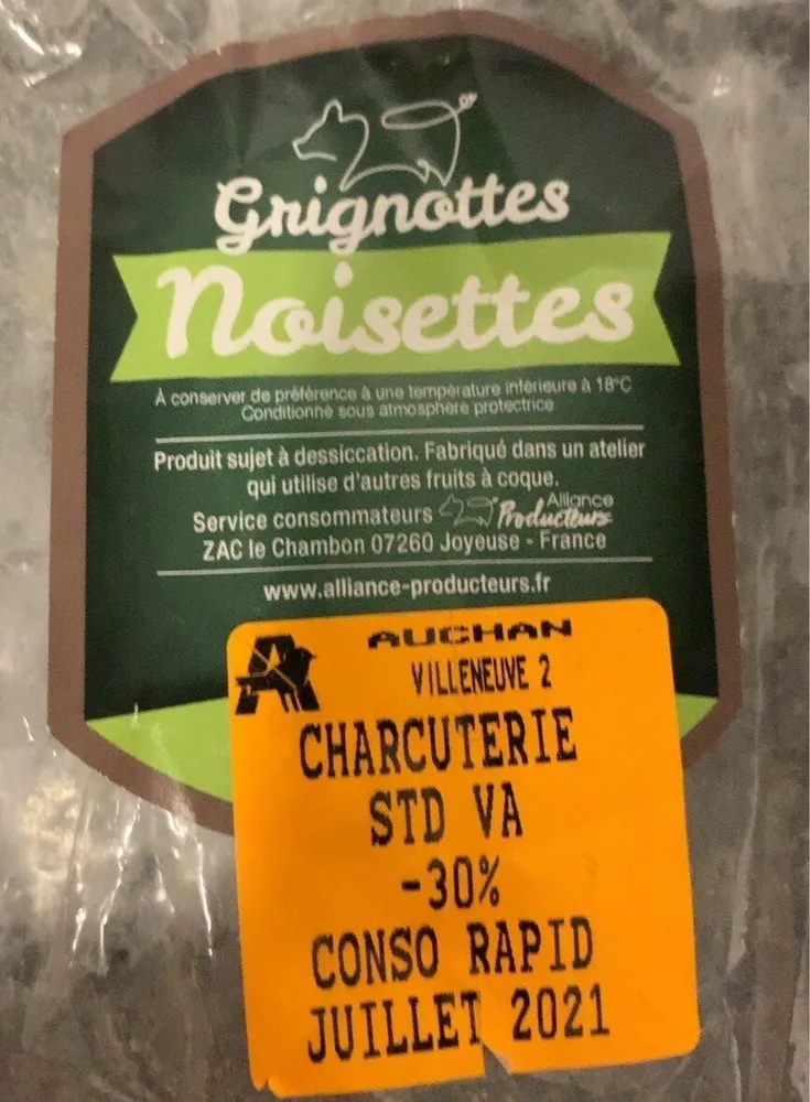 Grignottes noisette