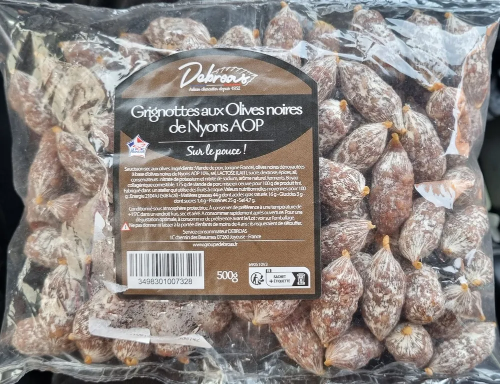 Grignotes aux Olives noires de Nyons