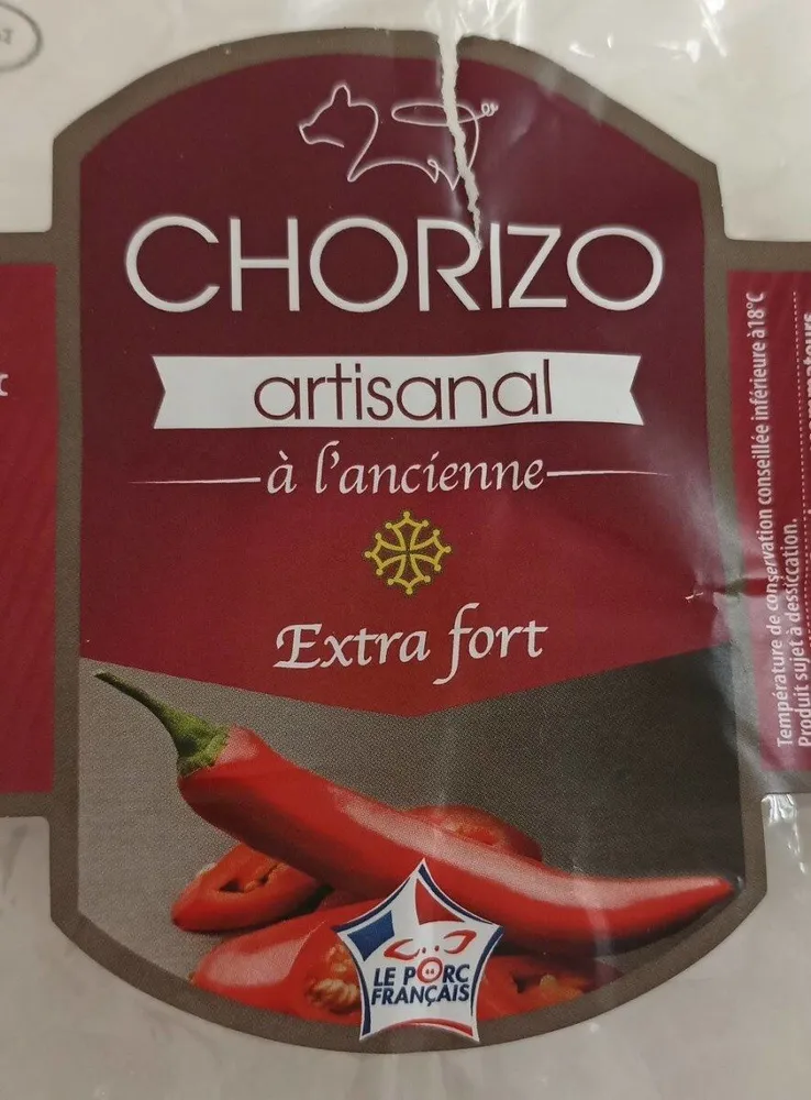 Chorizo artisanal à l'ancienne Extra fort