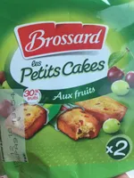 Brossard- mini cakes aux fruits 30g x2