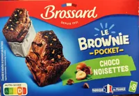 Mini brownie noisettes x 8